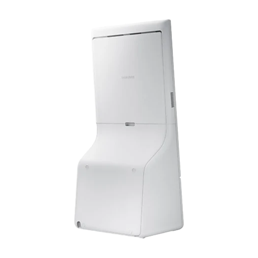 Back view of Samsung kiosk